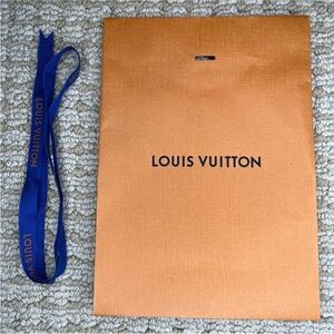 Authentic Louis Vuitton Gift Bag and Ribbon